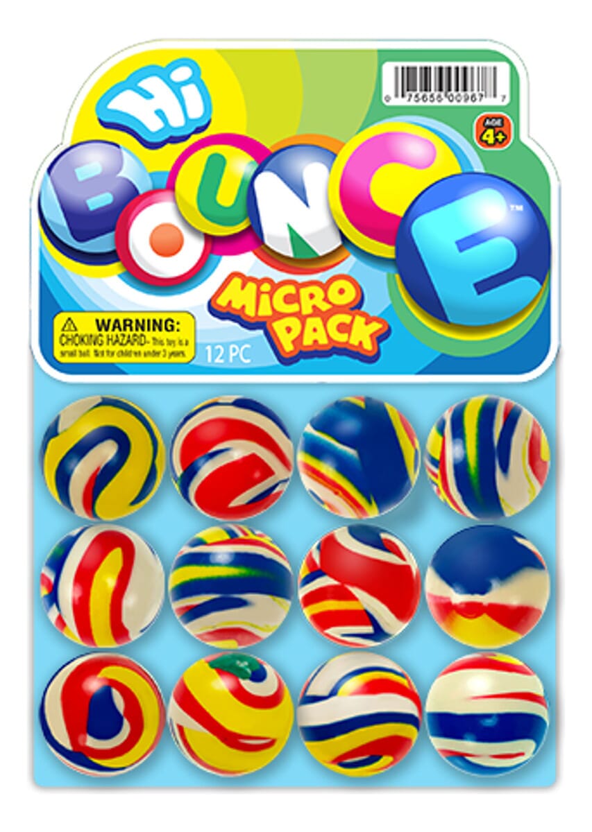 Pack X12 Pelotas Rebotadoras Super Balls Ja Ru Bounce Trex
