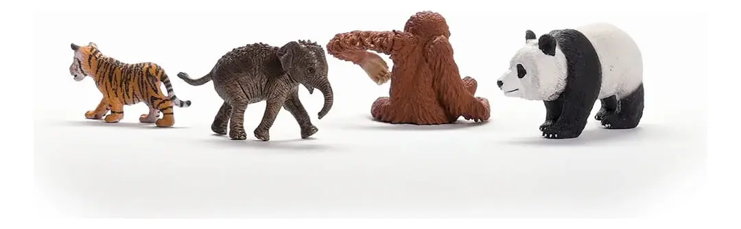 Set De Iniciacion Asia Wild Life Selva Jungla Schleich Trex