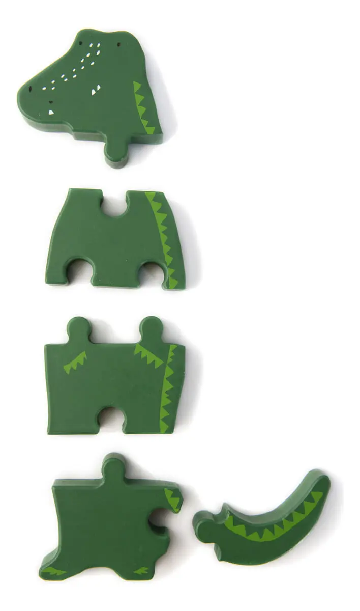 Puzzle Rompecabezas Animales Cuerpo Madera Trixie Trex