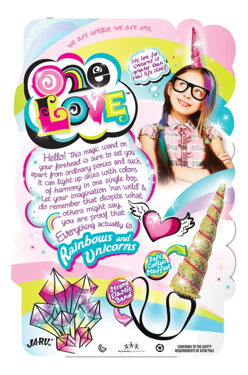 Cuerno Unicornio Para Vincha Decoracion Ja Ru Calidad Trex