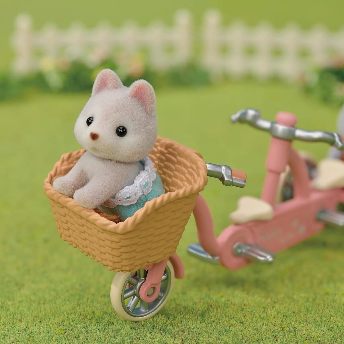 Sylvanian Families Hermanos Husky Bicicleta Doble Juguete Tx