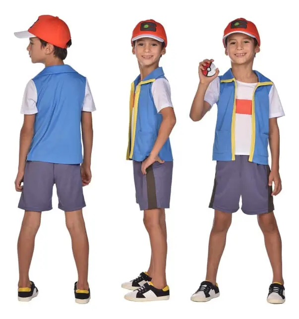 Disfraz Completo Ash Pokemon C/ Gorro Infantil Riethmueller