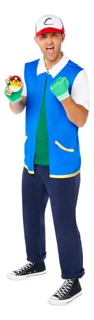 Disfraz Completo Ash Pokemon Adulto Cosplay Riethmueller