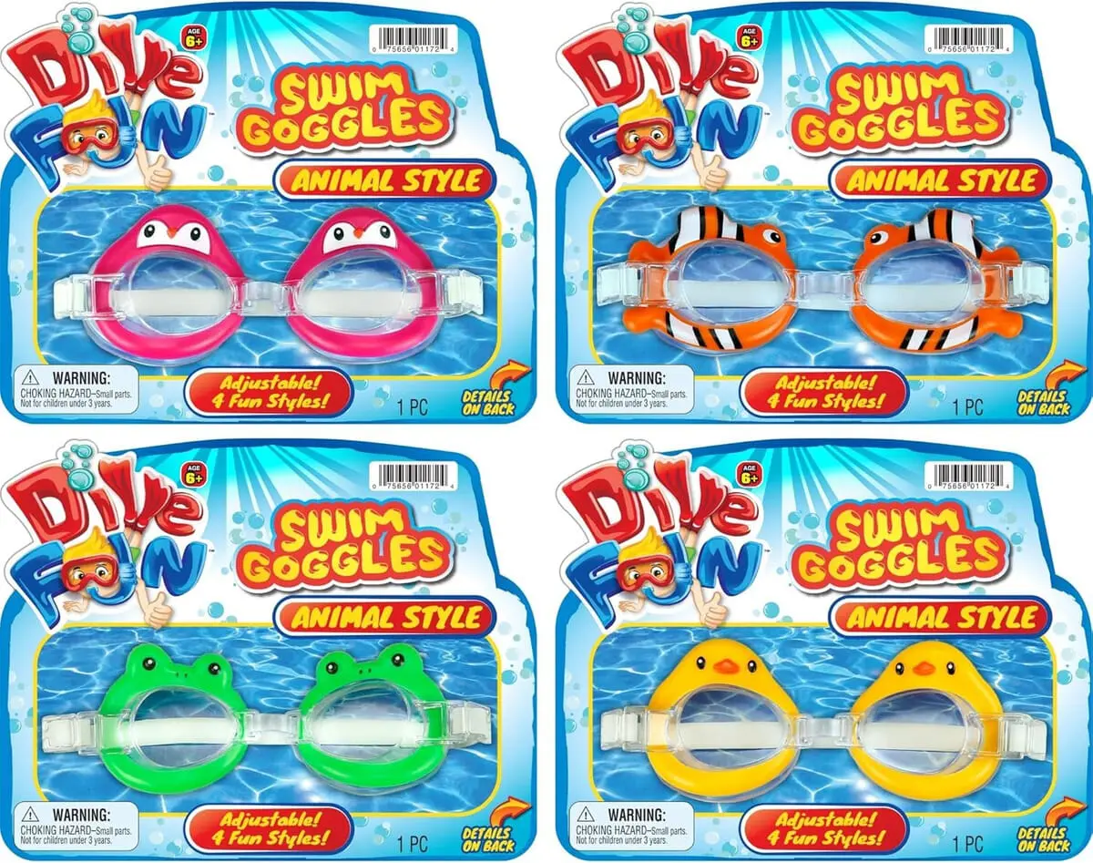 Lentes Natacion Animales Piscina Infantil Ja Ru Calidad Trex