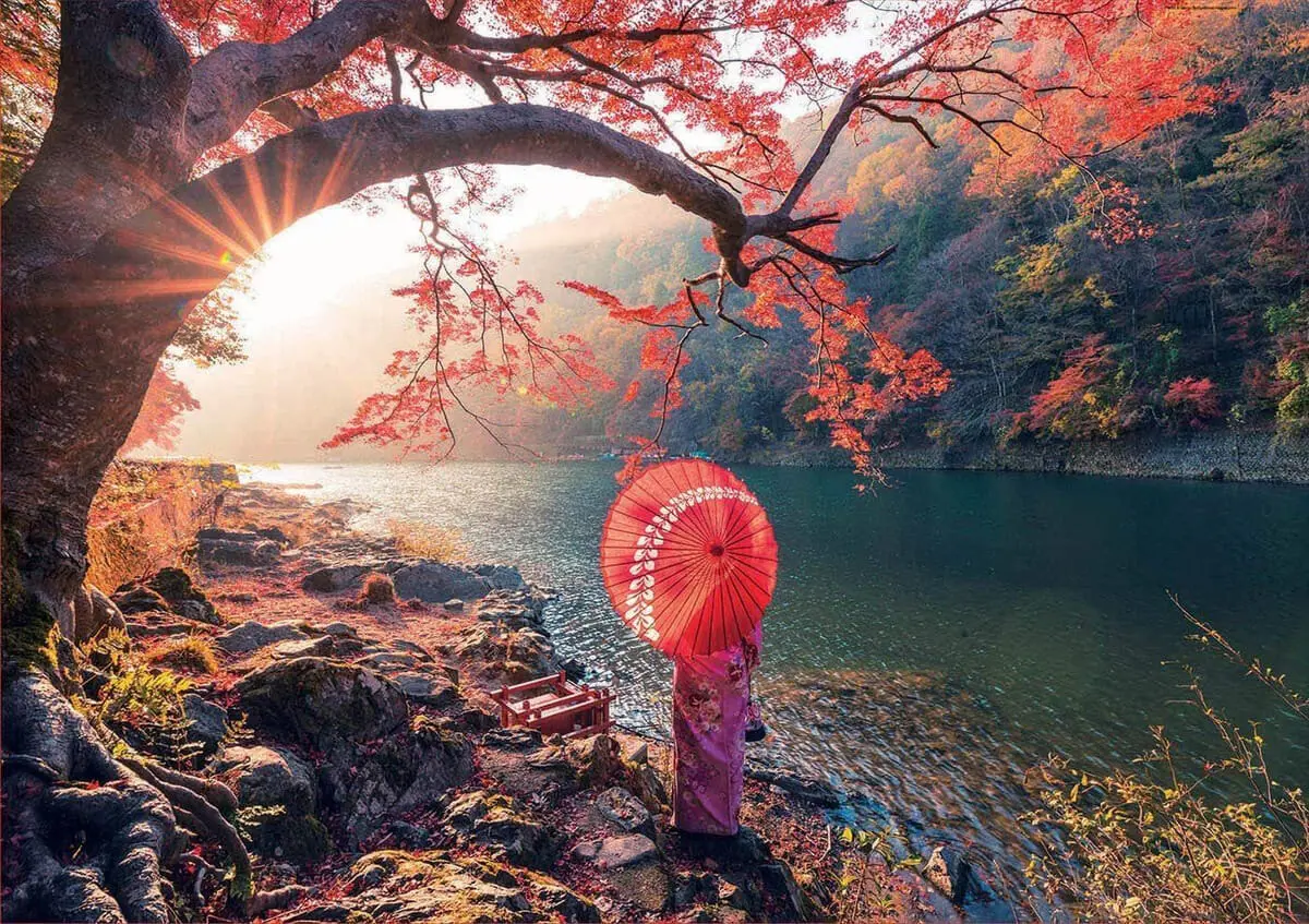 Puzzle Rompecabeza Educa Amanecer Rio Katsura 1000 Piezas Tx