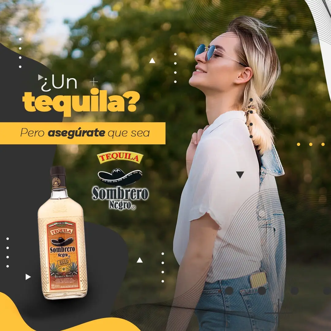 Tequila Silver Sombrero Negro 750 Ml Mexico Importado Trex