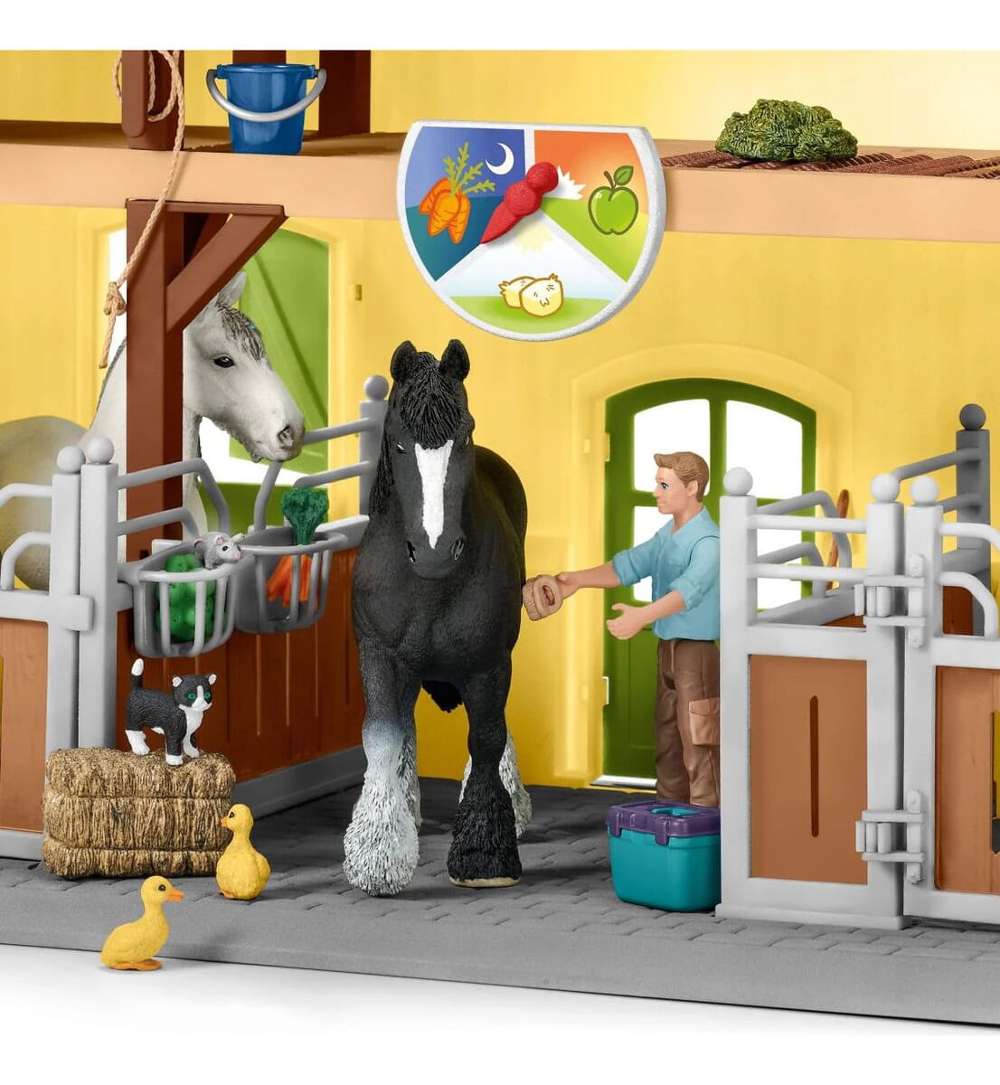 Establo Caballos Schleich Juguete Niño Diversion Calidad Tx