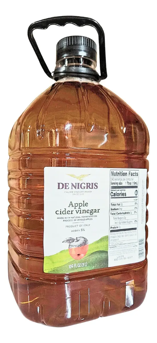 Vinagre De Manzana Italiano De Negris Bidon 5 Litros Trex