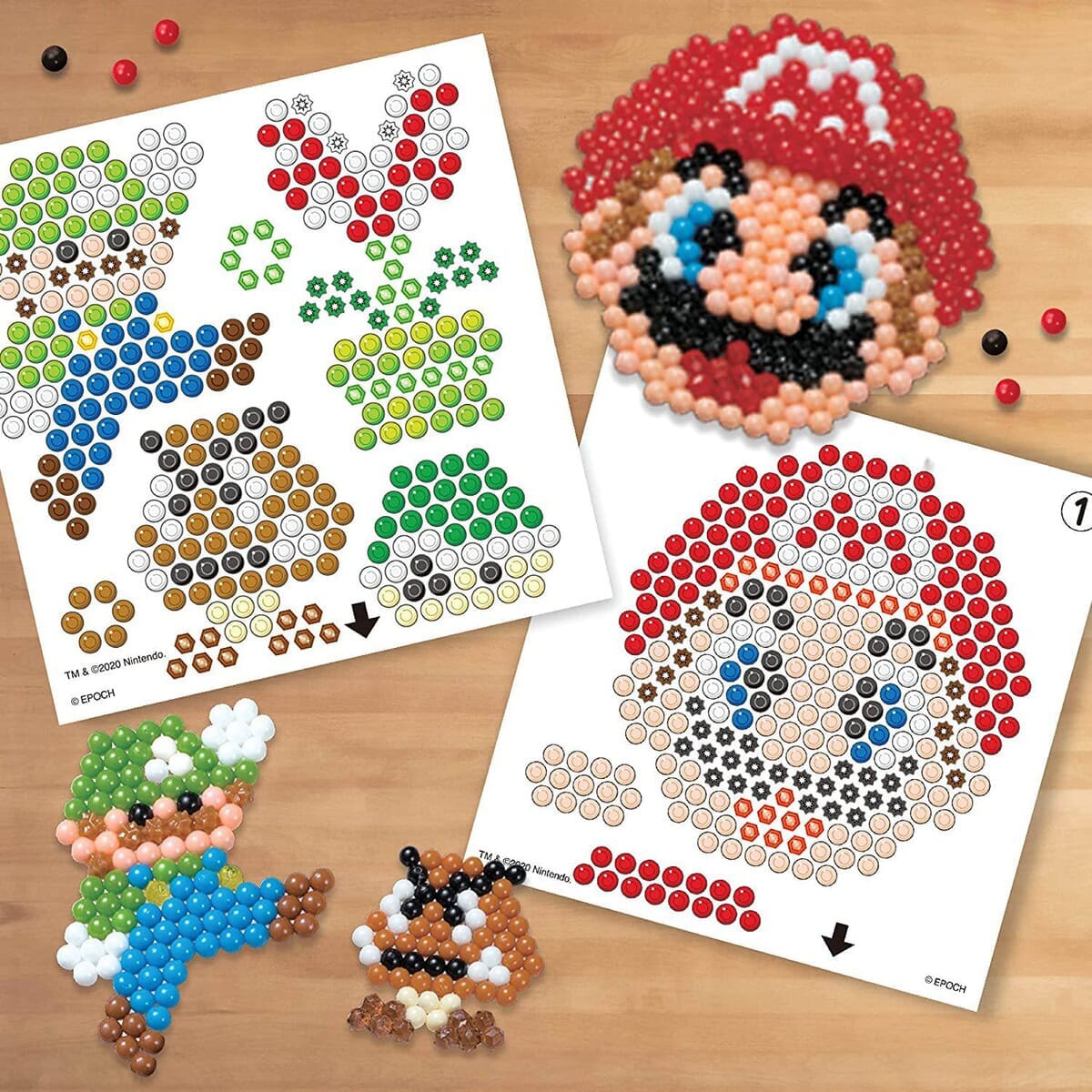 Juego Aquabeads Cubo Super Mario 2500 Cuentas Juguete Niño