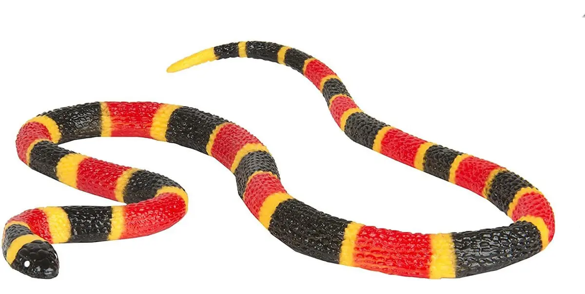 Serpiente Snake Coral Figura Safari Escala Muñeco Calidad Tx