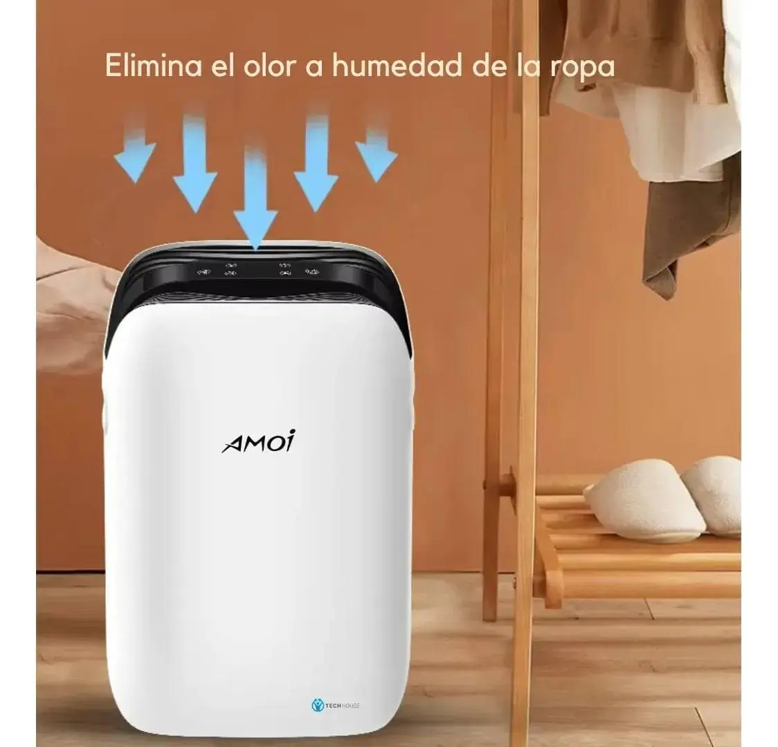 Deshumidificador Amoi 14l Digital Purificador Ionizador Trex