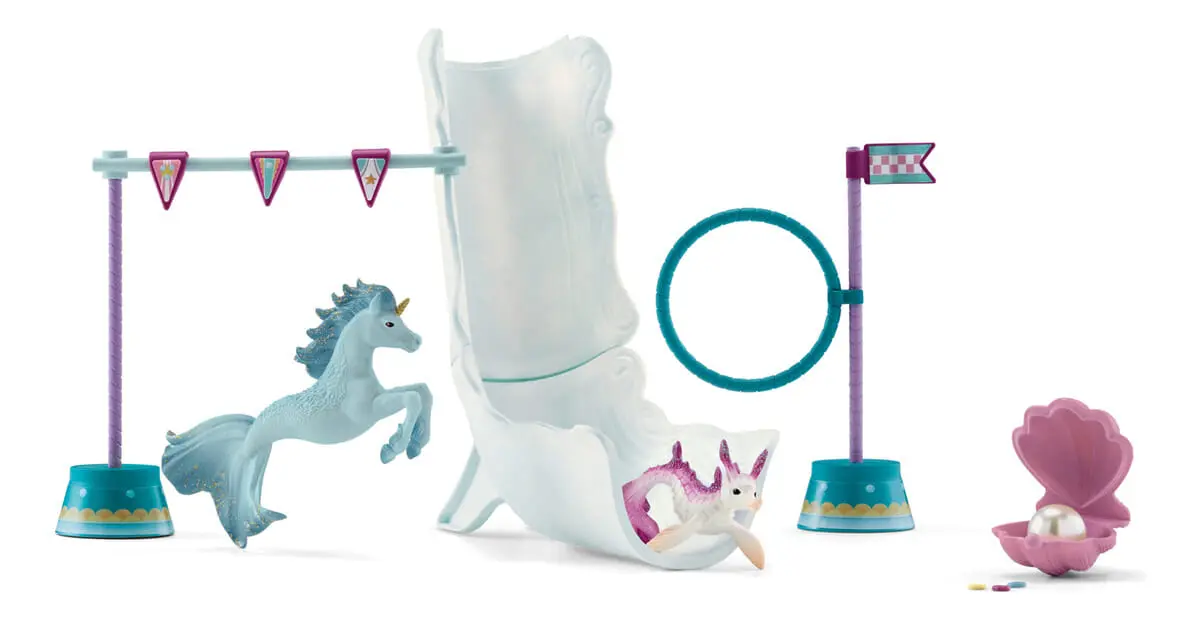 Set Campeonato Magico Bayala Bajo Del Mar Pony Schleich Tx