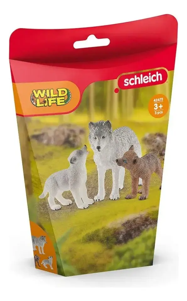 Figura Madre Loba + Cachorros 42472 Schleich Trex