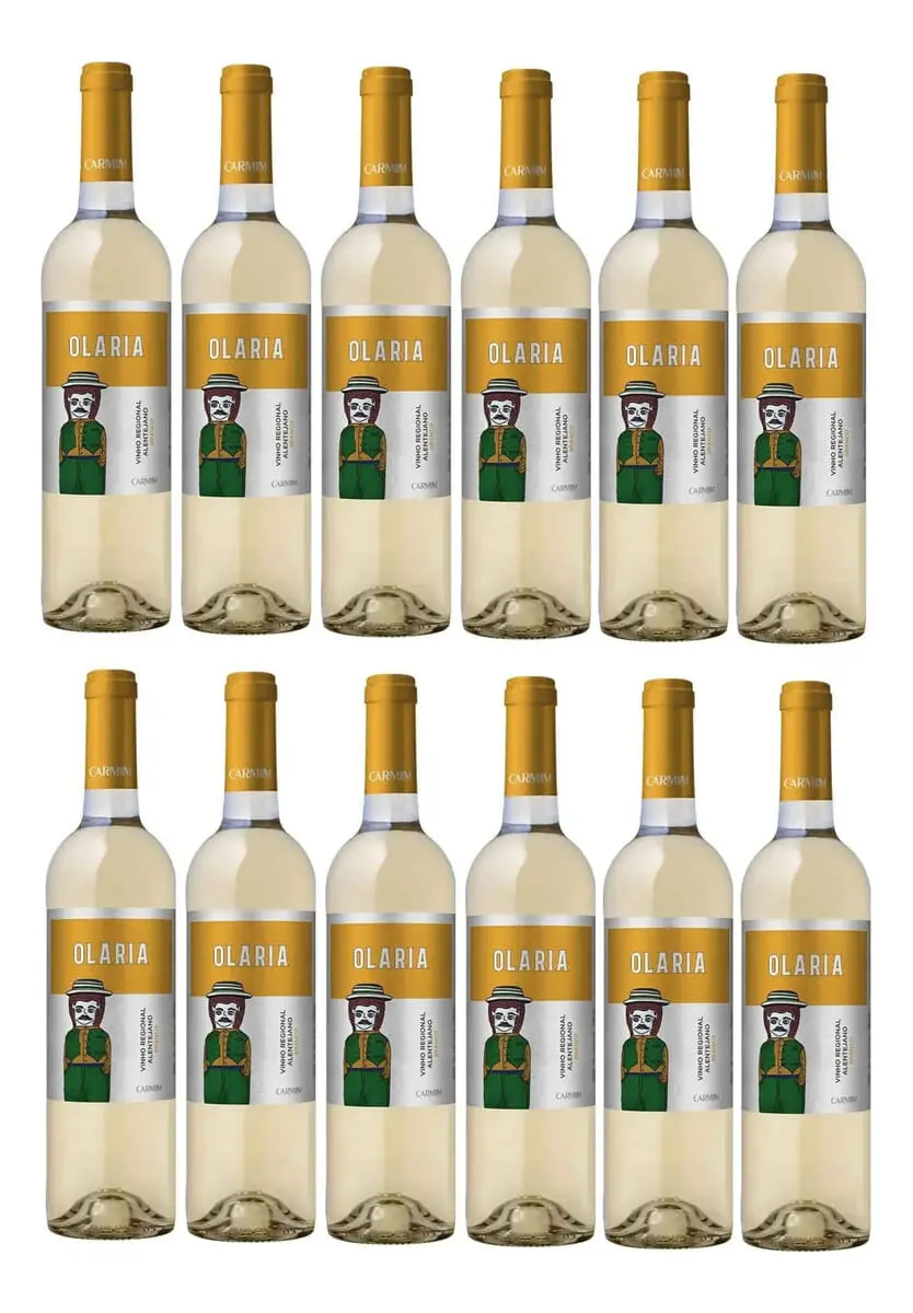 X12 Vino Blanco Olaria Botella 750 Ml Importado Calidad Trex