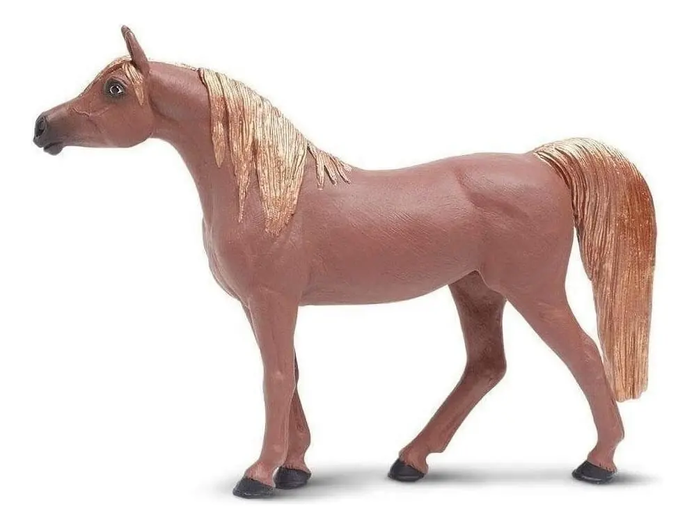 Figura Safari Caballo Árabe Caballito Juguete Niños Trex