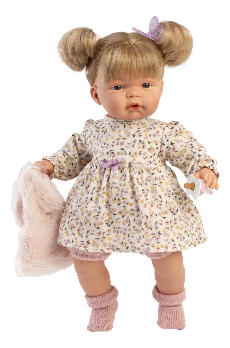 Muñeca Joelle Chaleco Llorona Bebe Llorens 38cm Niña Trex
