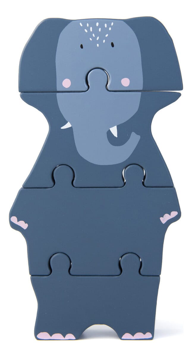 Puzzle Rompecabezas Animales Cuerpo Madera Trixie Trex