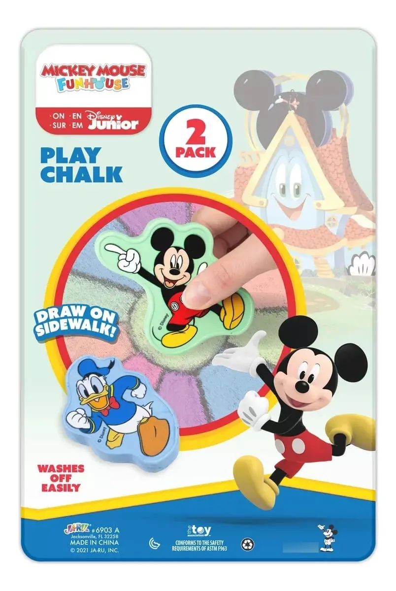 Set X2 Tizas P/ Piso Jaru Personajes De Disney Y Marvel Trex