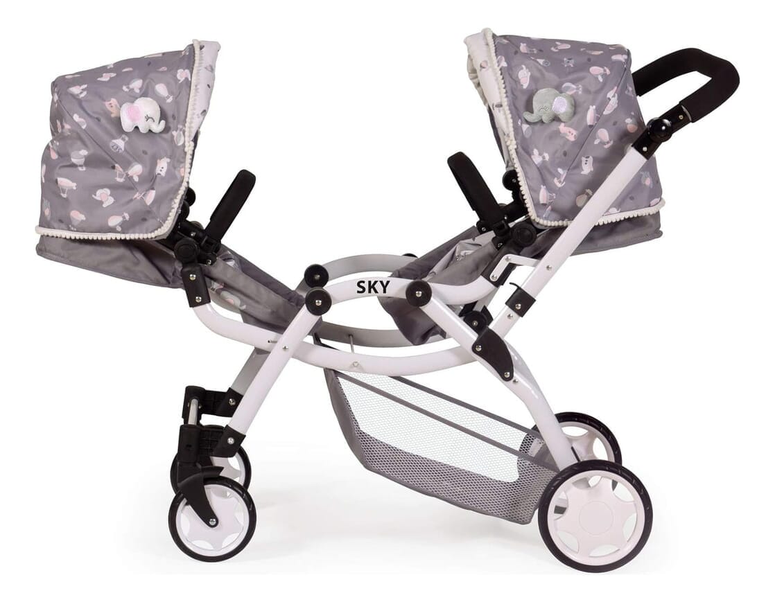 Coche Carro Carrito Carriola Doble Muñeca Reborn Decuevas Tx