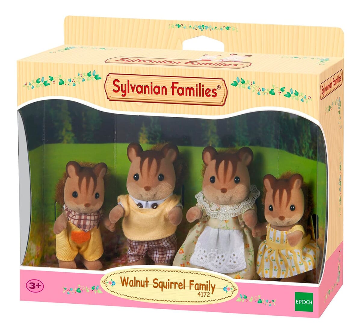 Sylvanian Families Familia De Las Ardillas De Nuez Niños Tx®