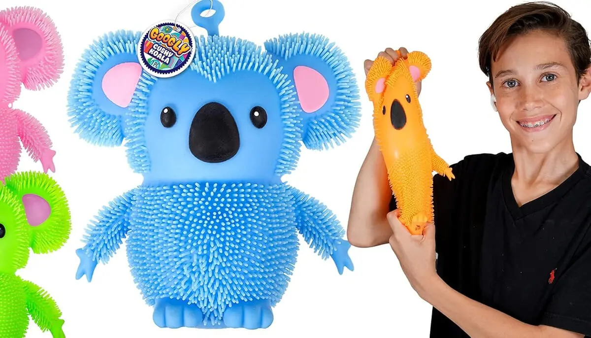 Goma Koala Ja-ru Coloridos Diviertete Estira Juega Niño Trex