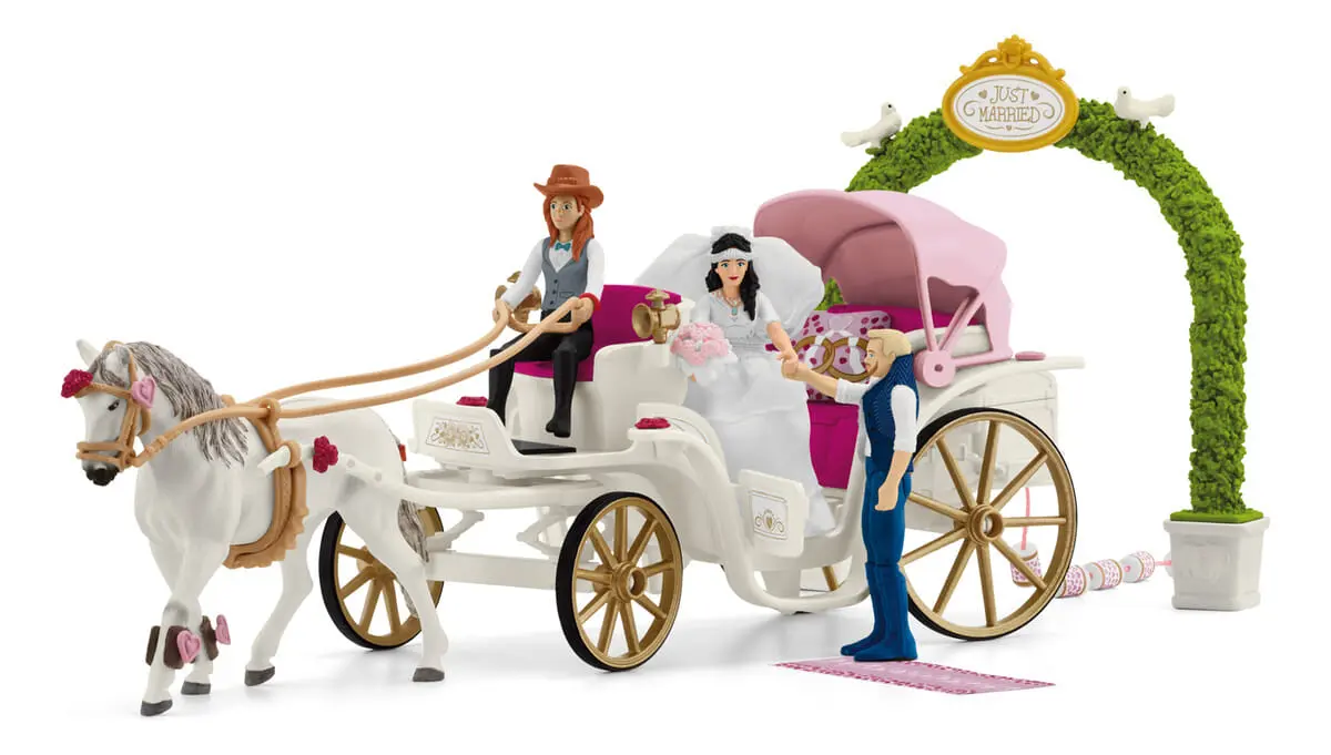 Carruaje Boda Caballos Horse Club Realista Schleich Trex
