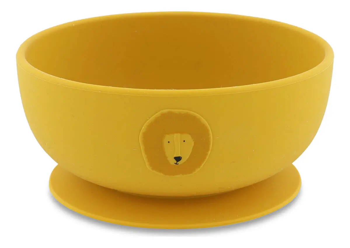 Bowl Plato Con Ventosa Succión Infantil Trixie Silicona Trex