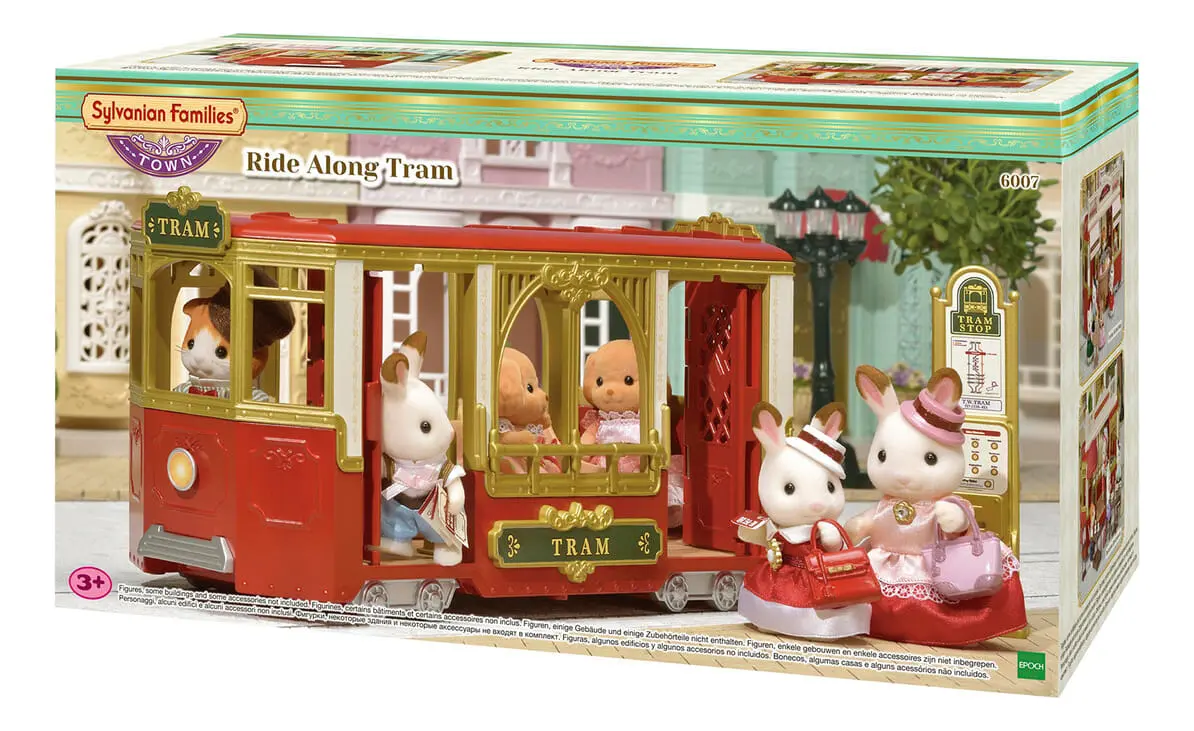 Sylvanian Families Set Paseo En Tren 19 Piezas Juego Trex