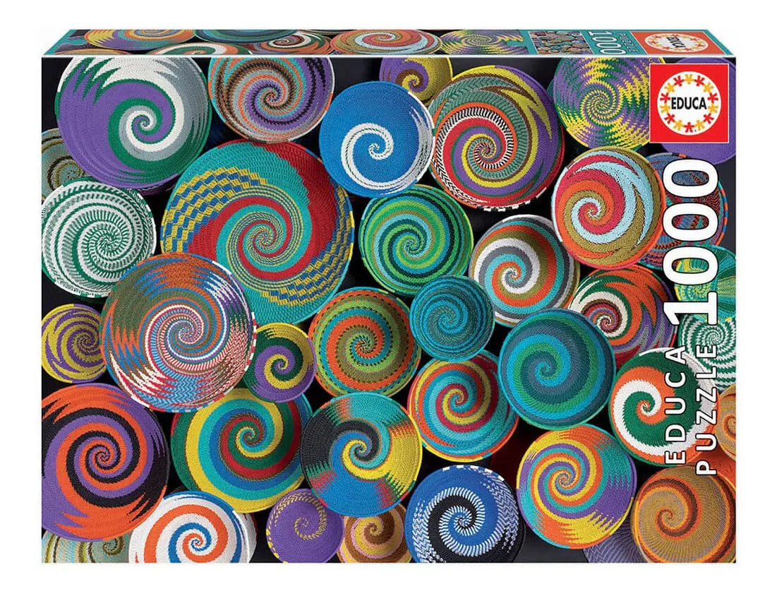 Puzzle Rompecabeza Educa Cestas Africanas 1000 Piezas Trex