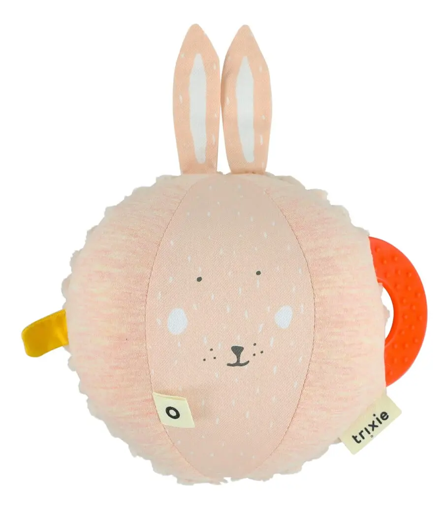 Peluche Bola Forma Animales Bebe Motricidad Fina Trixie Tx