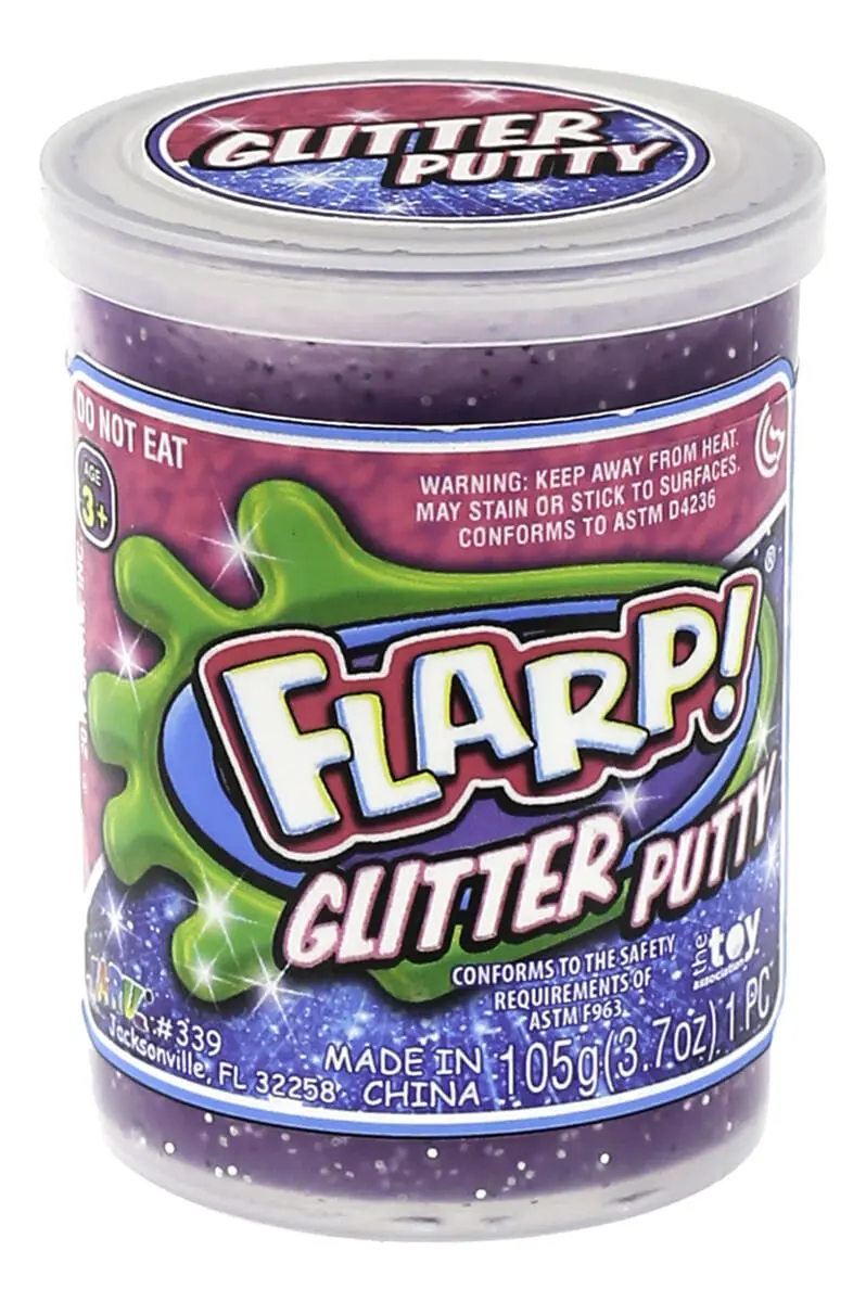 Slime Flarp Con Purpurina Ruidos Graciosos Glitter Ja-ru Tx