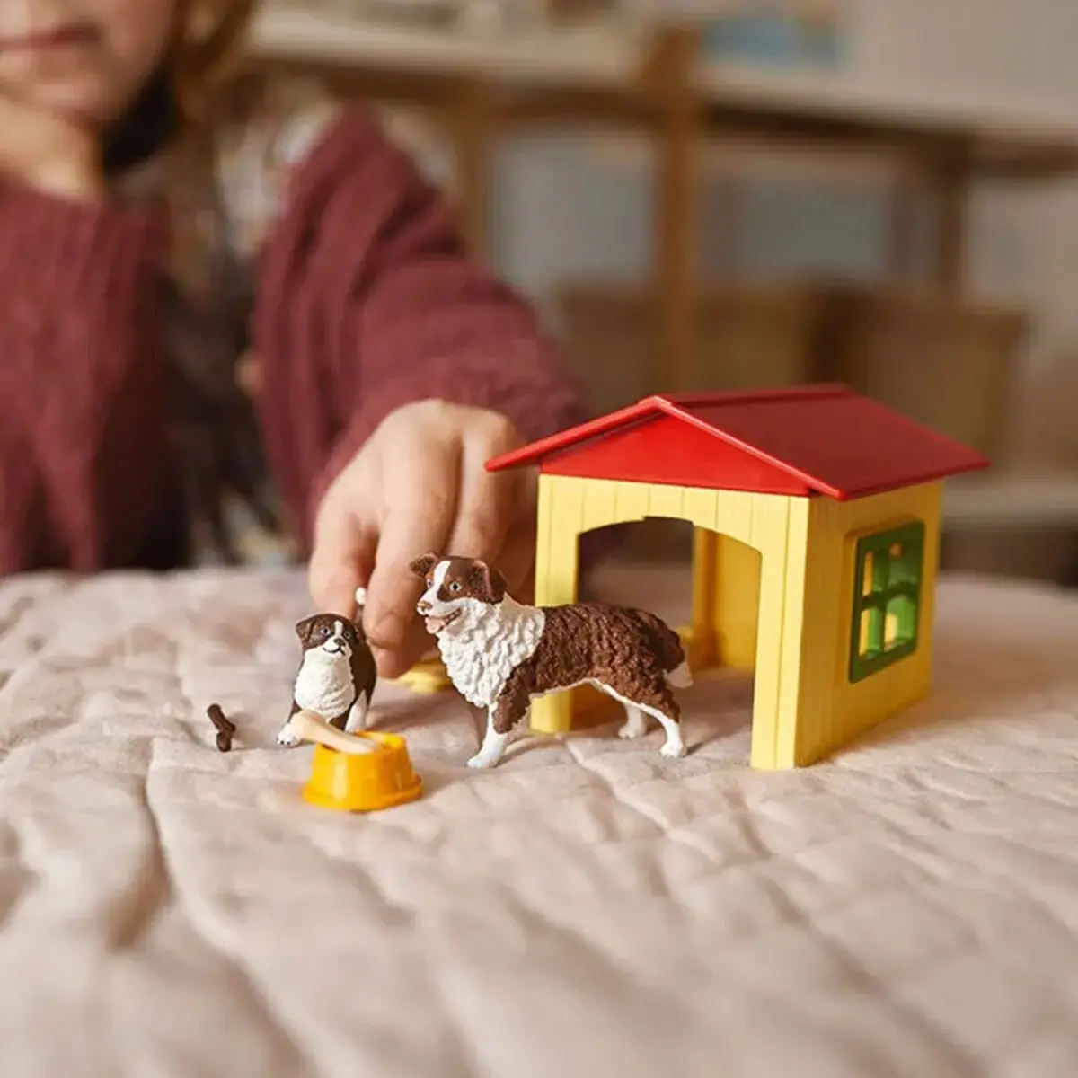 Figura Coleccionable Schleich Casa Para Perros 42573