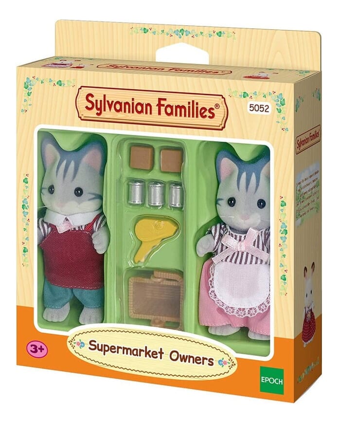 Sylvanian Families Dueños De Supermercado Muñecos Trex