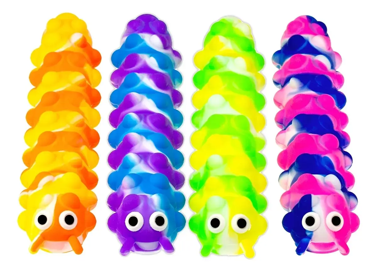 Pop It Oruga Ciempies Antiestres Fidget Toy C/ Luz Trex Trex
