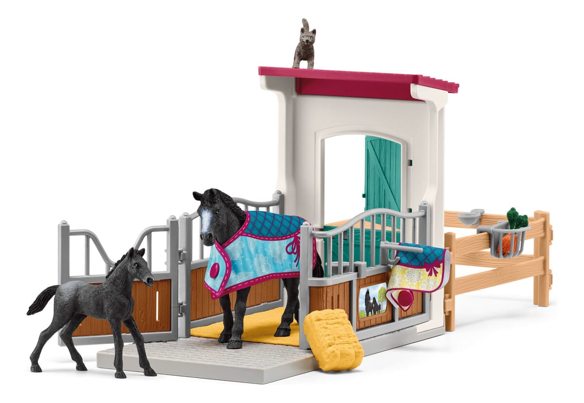 Figura Caja Caballos + Yegua Potro Schleich Horse Club Trex