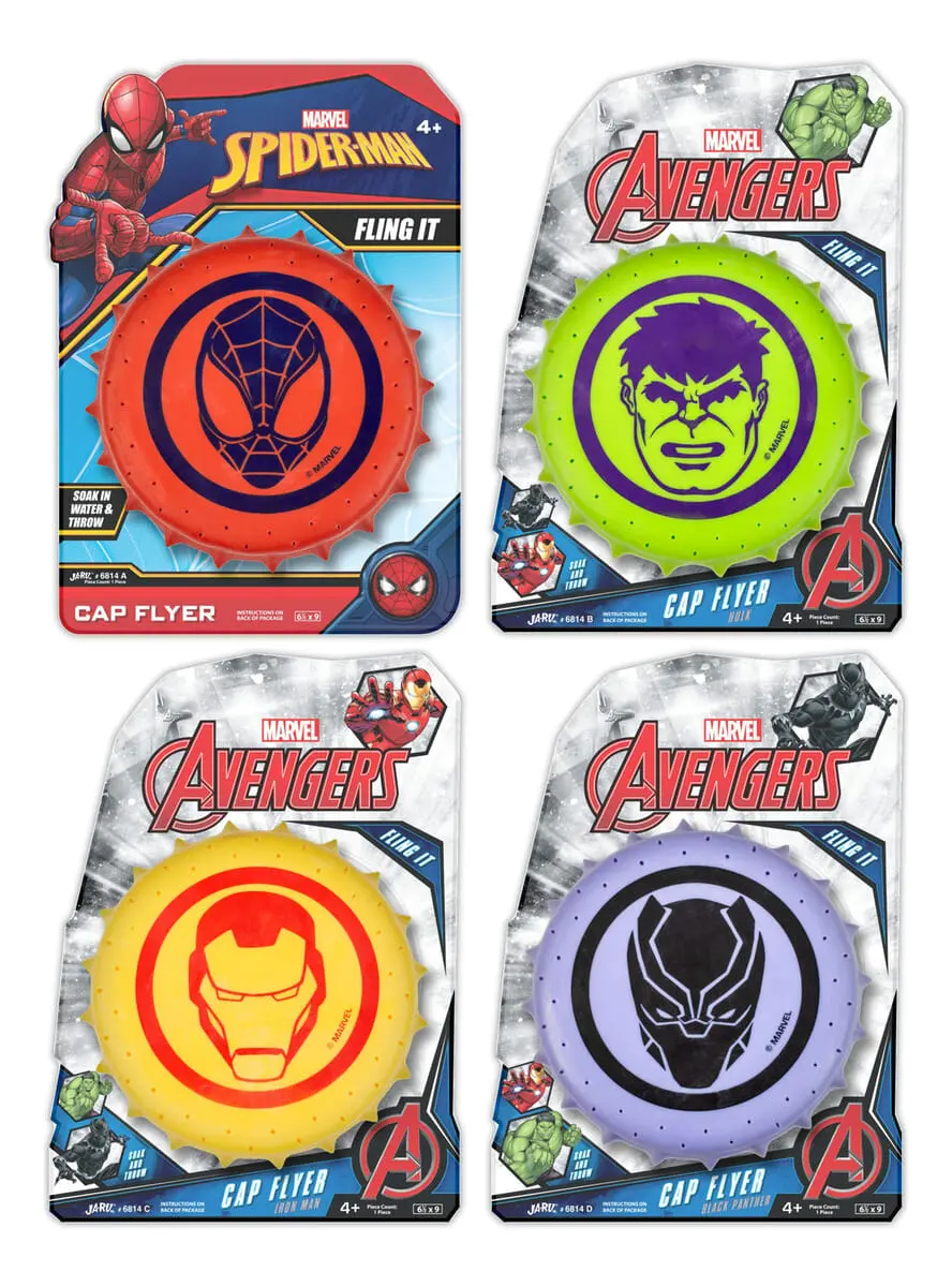 Frisbee Platillo Volador Marvel Ja-ru Aire Libre Juguete Tx