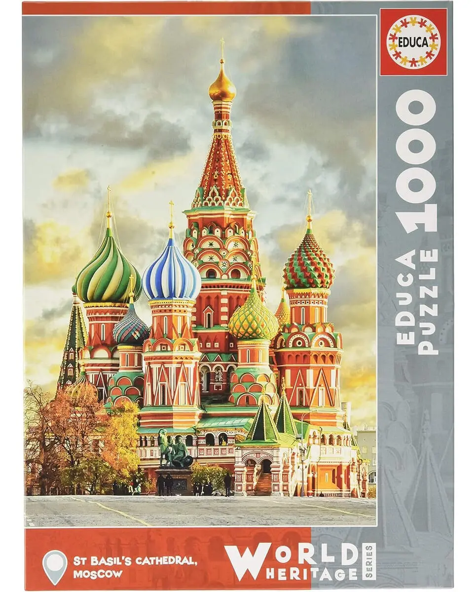 Puzzle Rompecabeza San Basilio Moscu 1000 Piezas Educa Tx