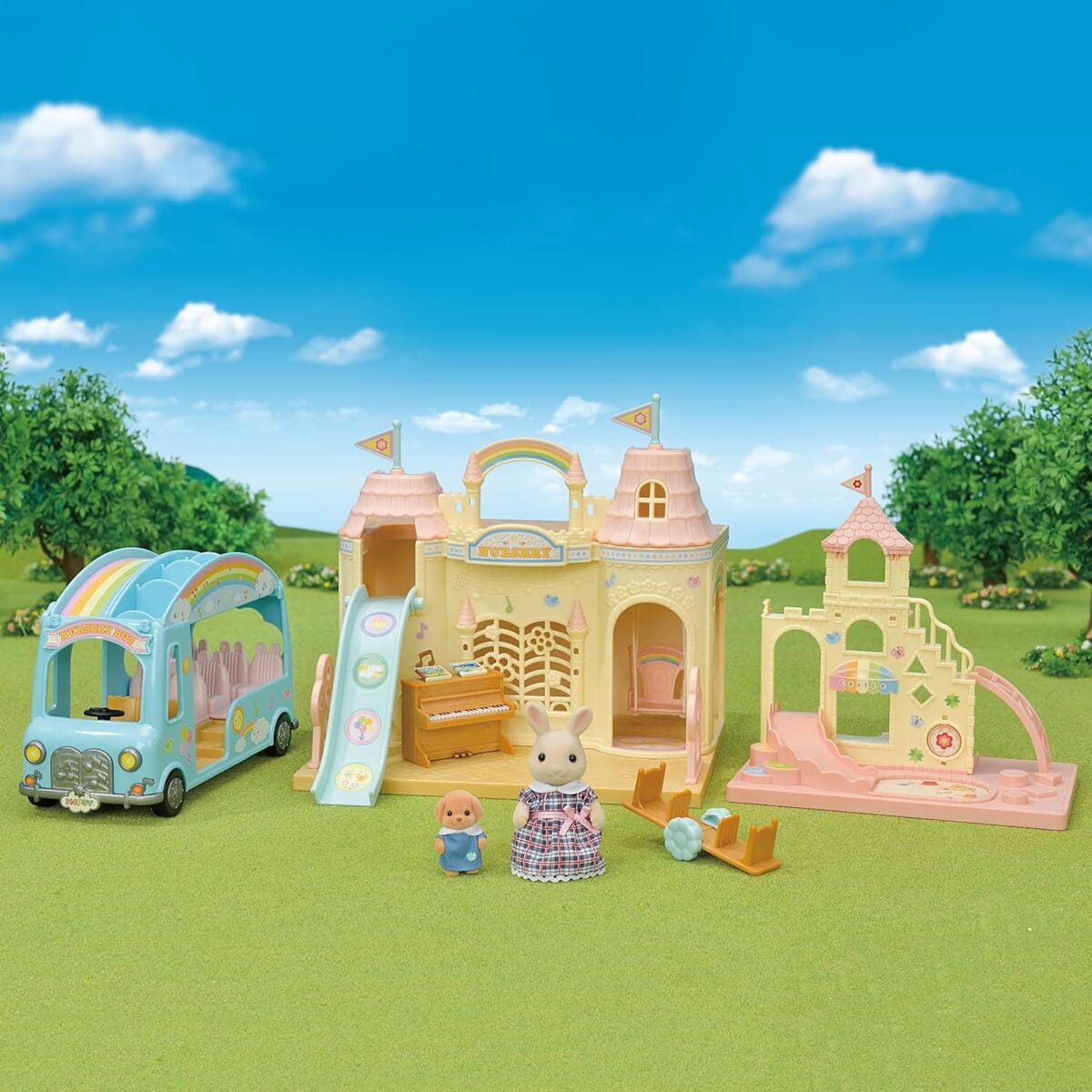 Sylvanian Families Guarderia Castillo Bebes + Acc Ternurines