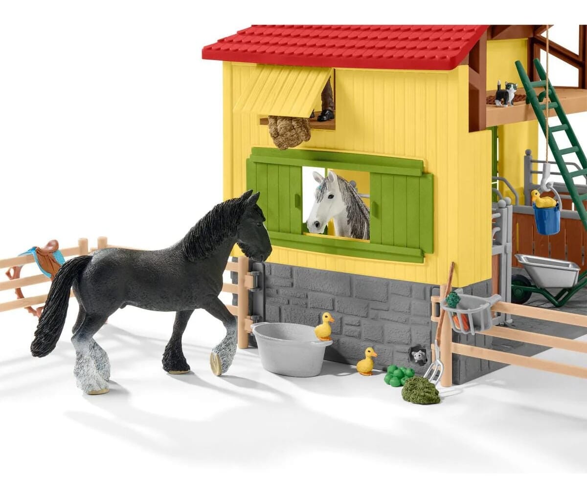 Establo Caballos Schleich Juguete Niño Diversion Calidad Tx