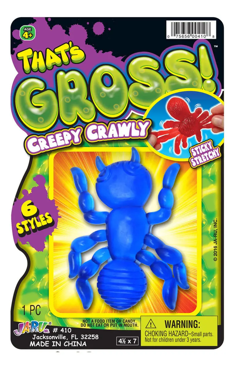 Bichitos Estirables Goma Juguete Ja Ru Gel Calidad Trex