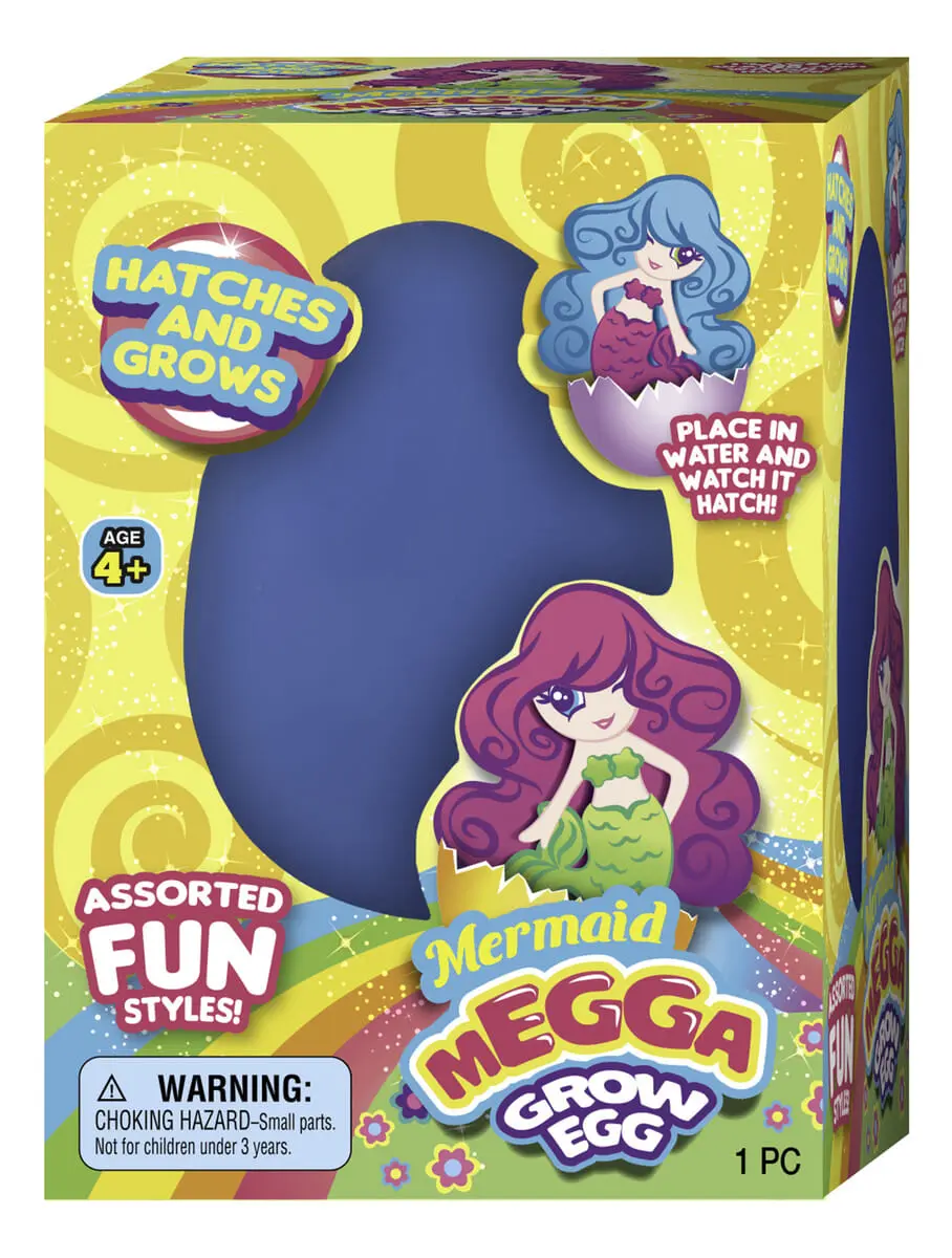 Huevo Sopresa Sirena Juguete Mermaid Megga Grow Egg Ja Ru Tx