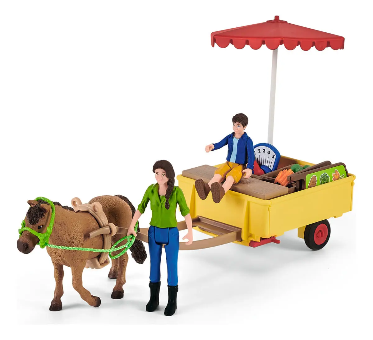 Figura Puesto De Granja Móvil Schleich Farm World Granja Tx