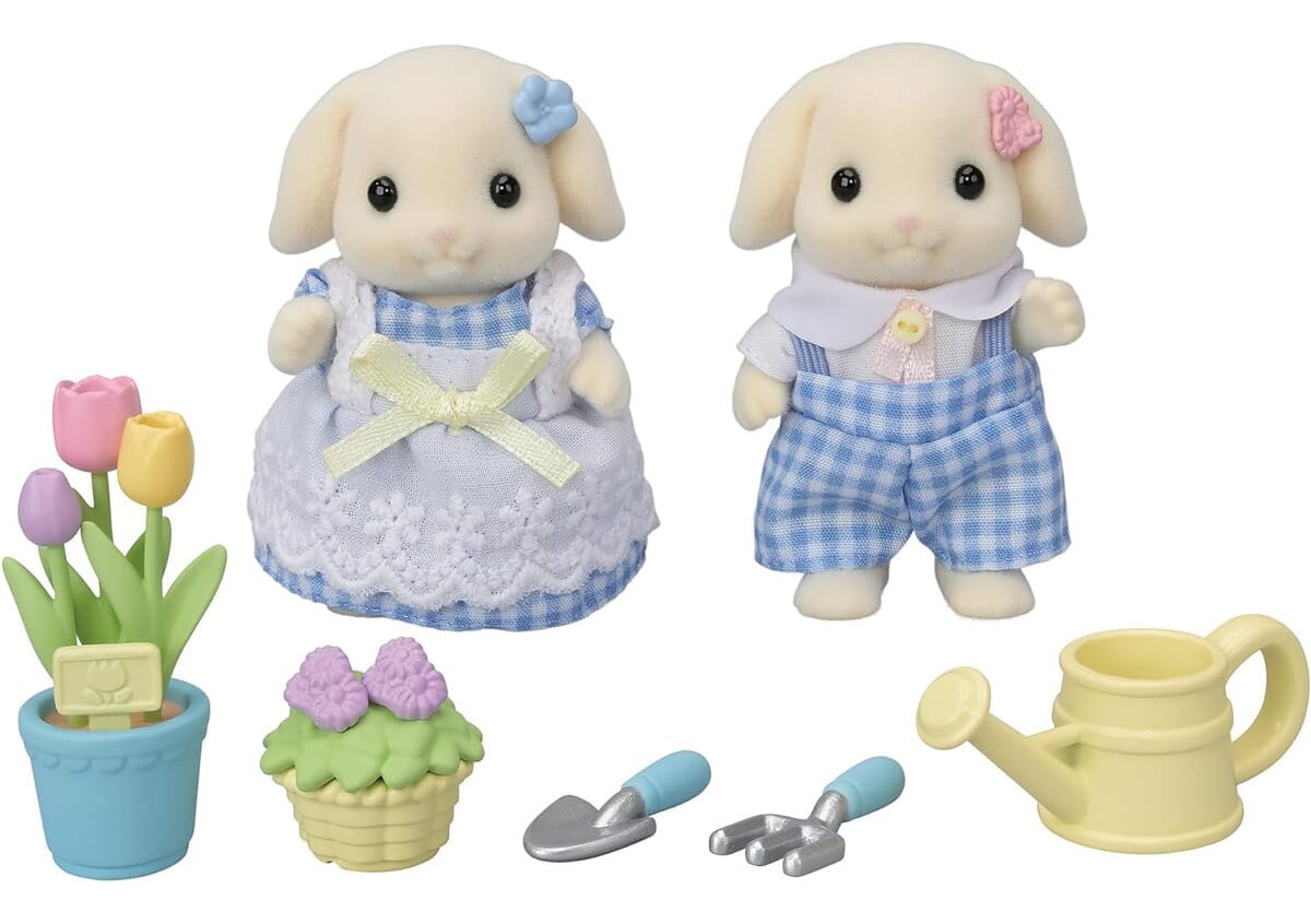 Hermanos Conejo Flora + Jardin + Acc Sylvanian Families Trex
