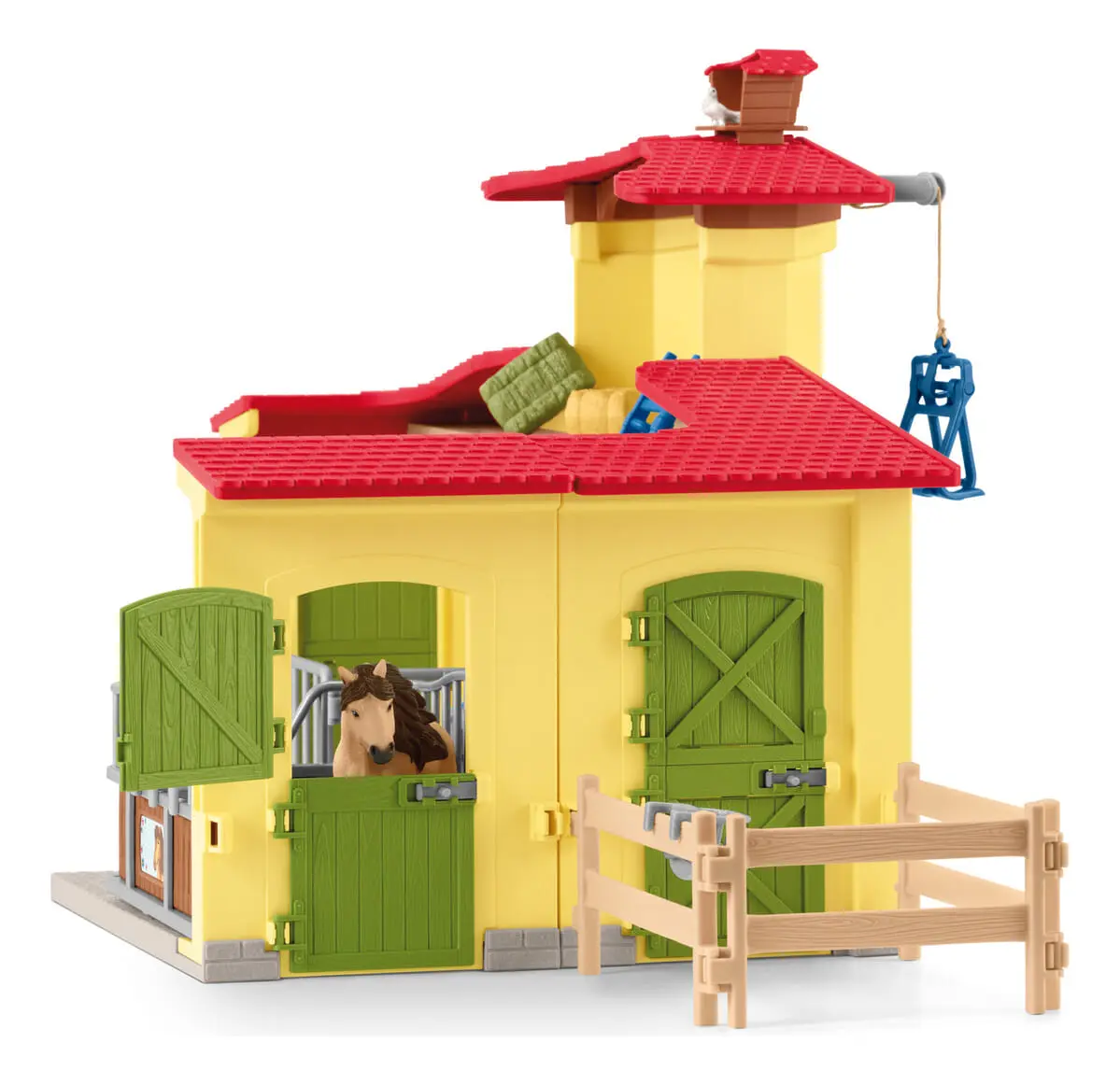 Figura Puerta Mini Establo Granja Infantil Coleccionable Trx