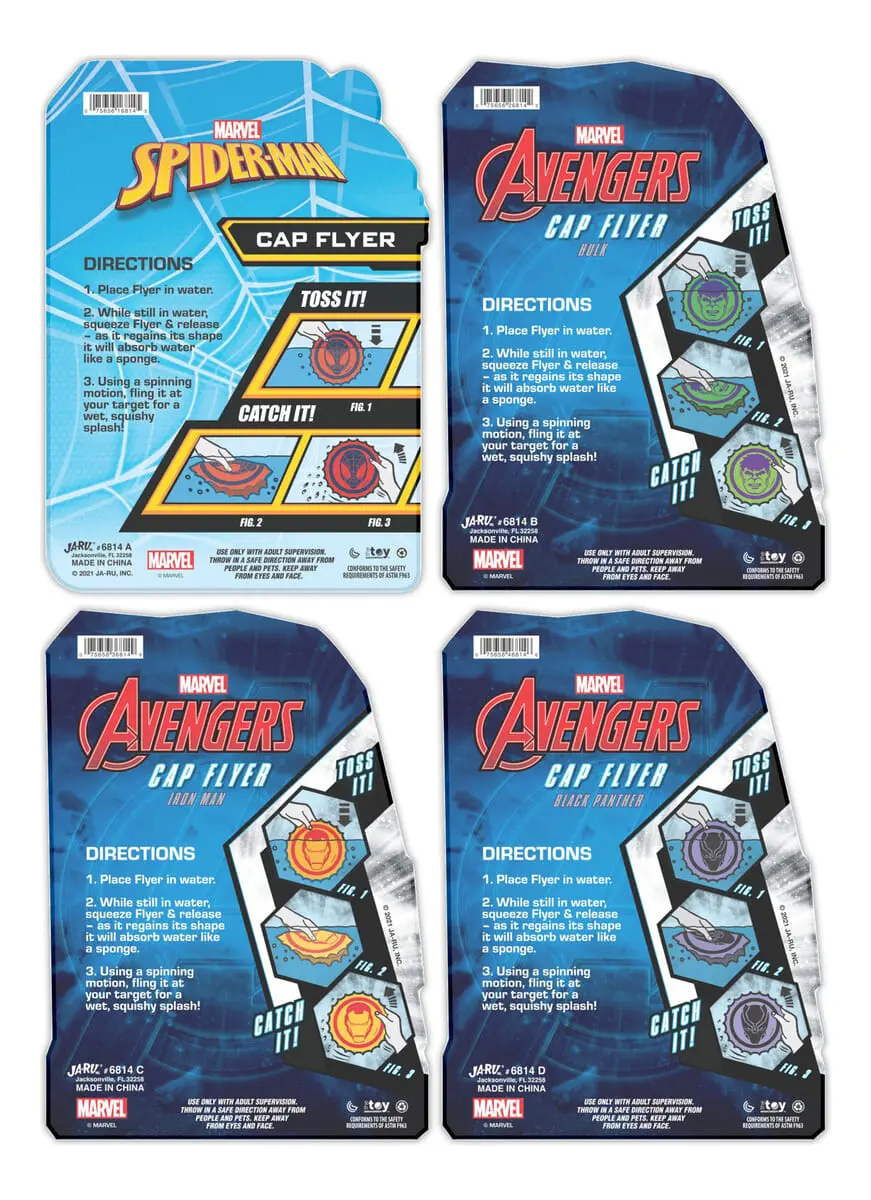 Frisbee Platillo Volador Marvel Ja-ru Aire Libre Juguete Tx