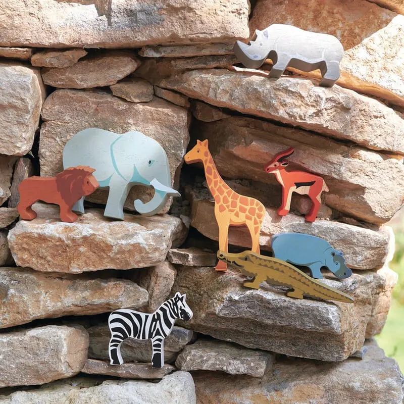 Figura Elefante Africa Tender Leaf Toys Juguete Madera Trex®