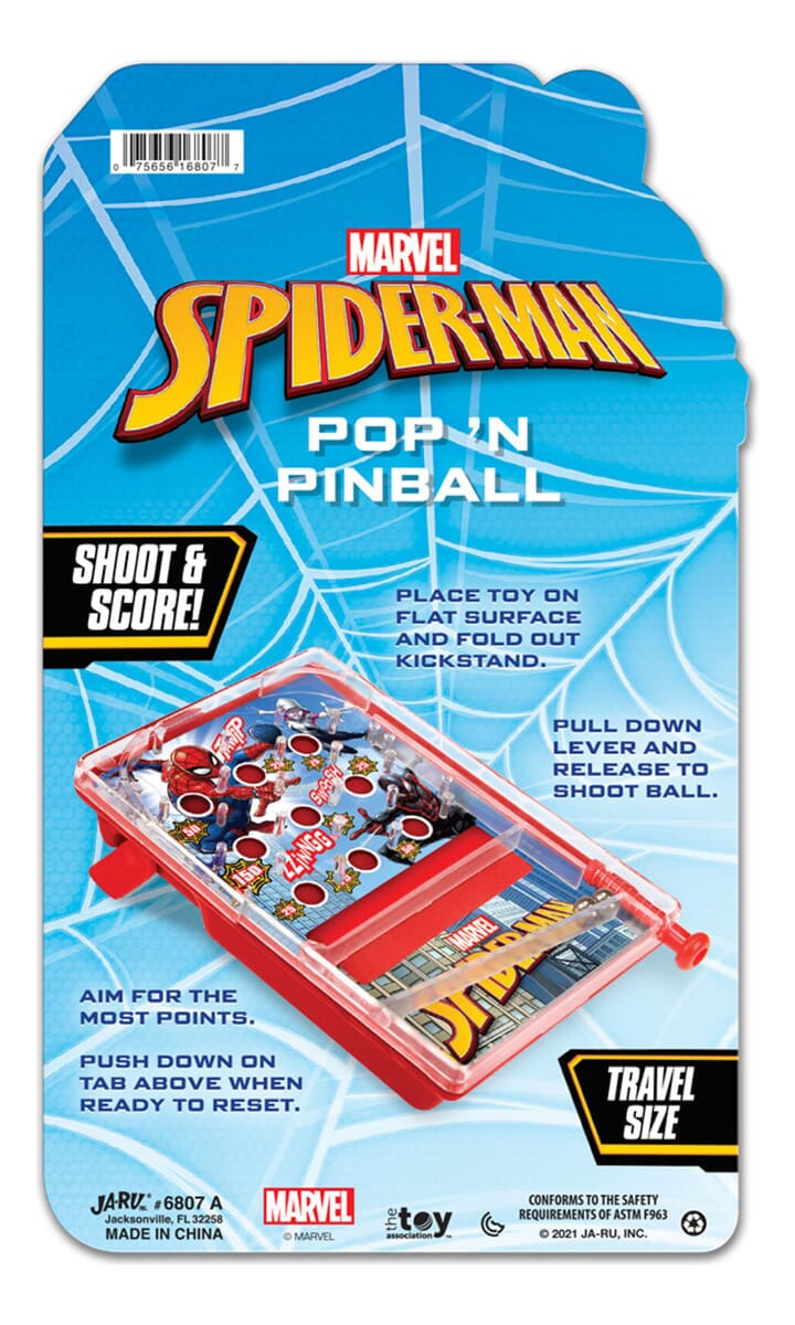 Pinball De Bolsilllo Marvel Avengers Juguete Niño Ja Ru Trex