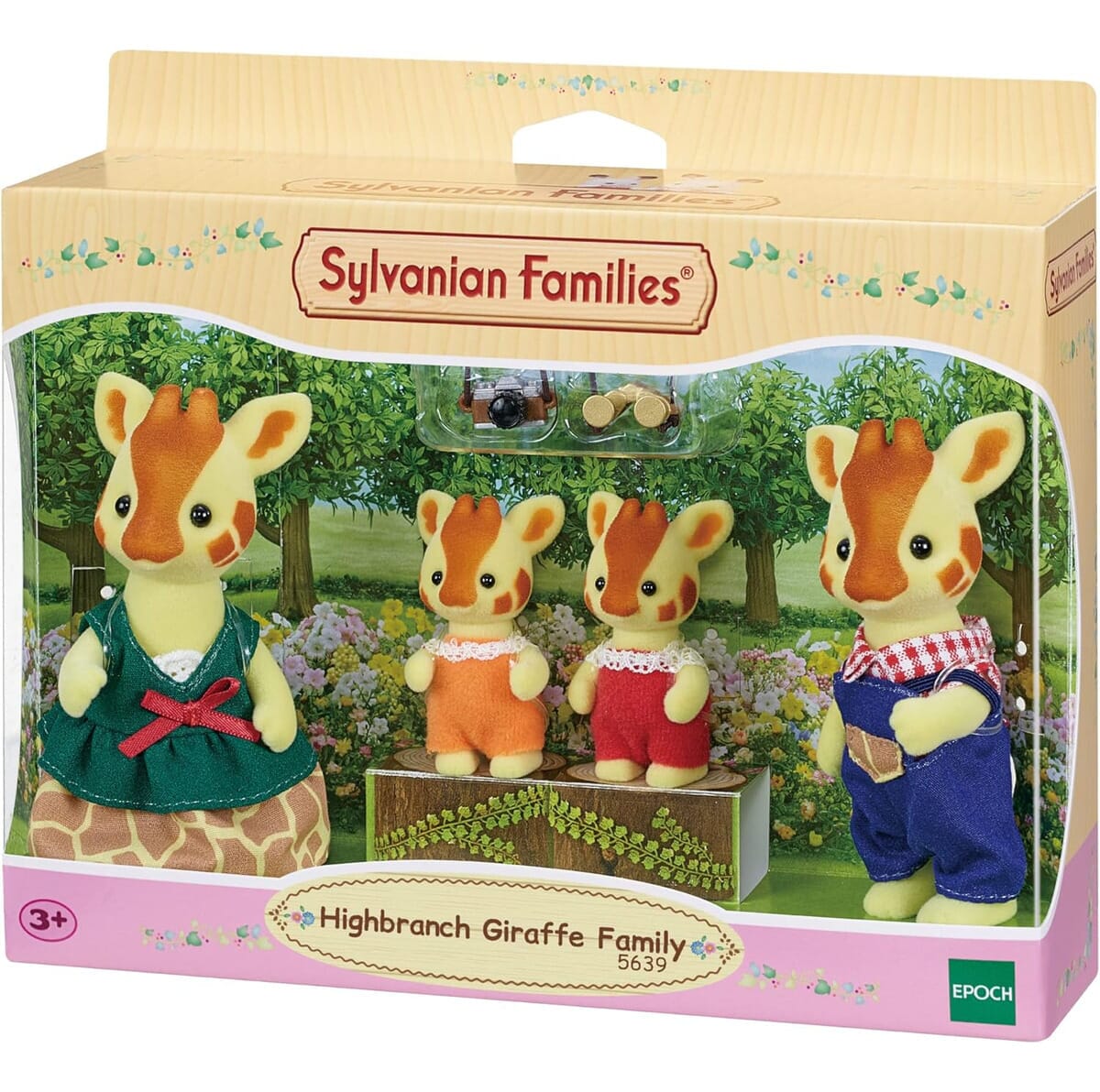 Sylvanian Families Familia De Jirafas Muñeco Juguete Niño Tx