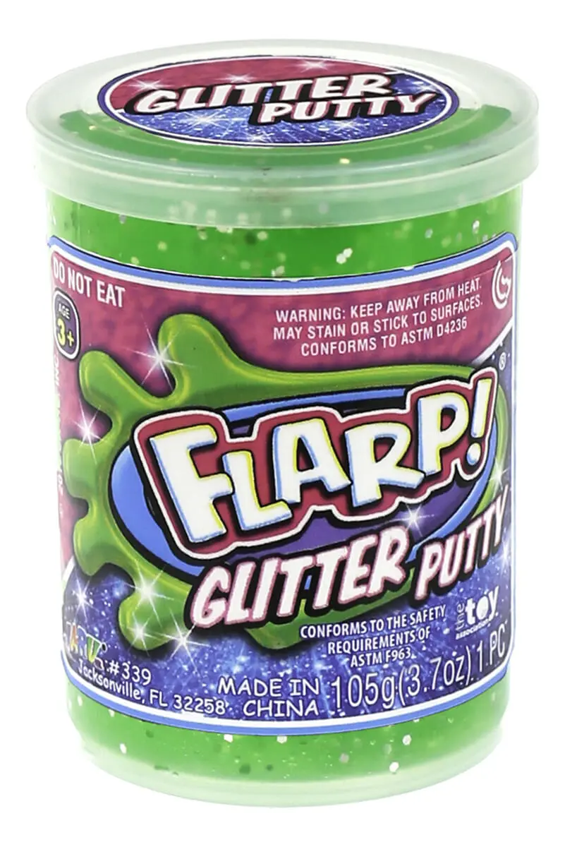 Slime Flarp Con Purpurina Ruidos Graciosos Glitter Ja-ru Tx