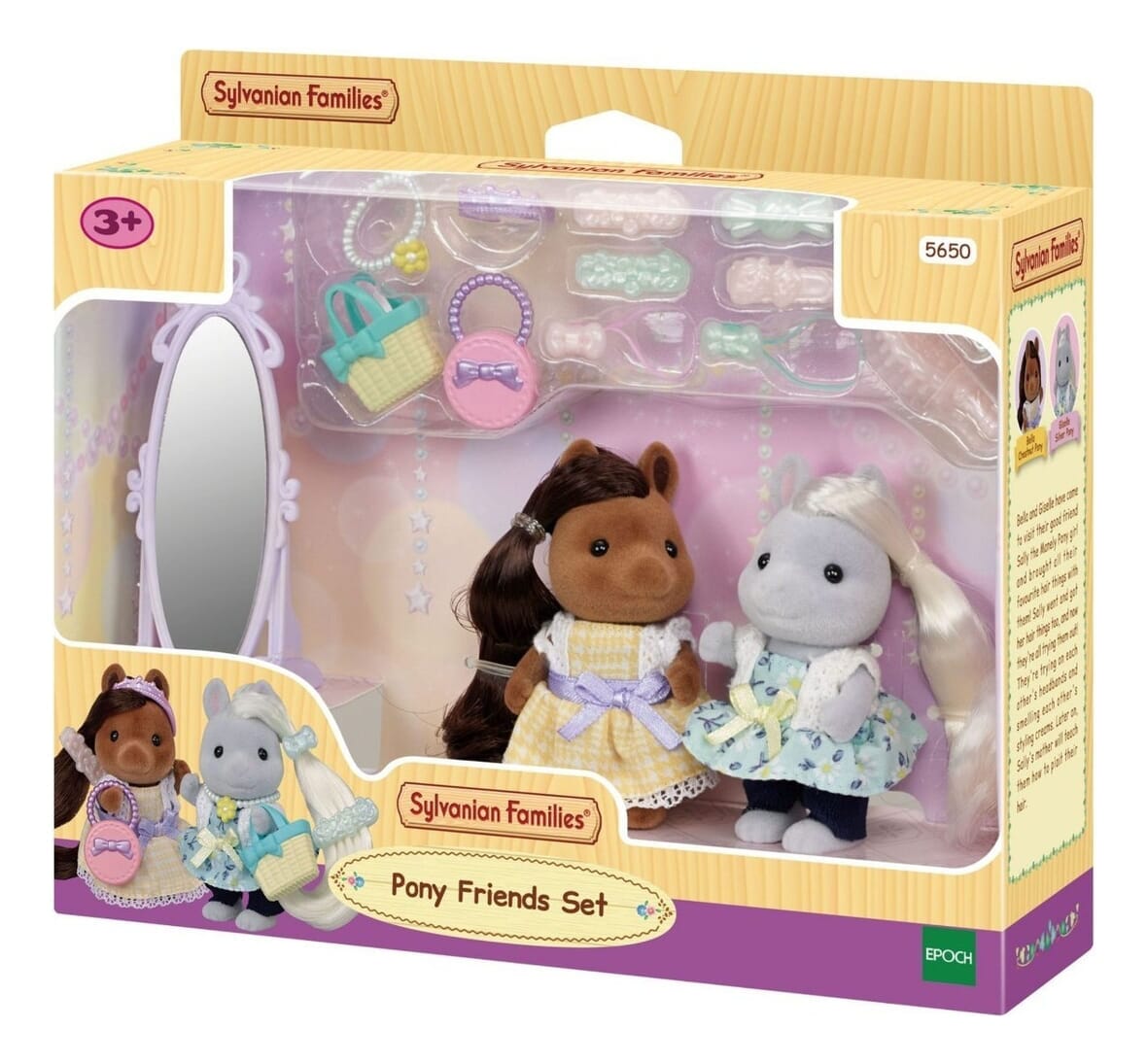 Sylvanian Families Set Amigas Pony Accesorios Ropa Juguete